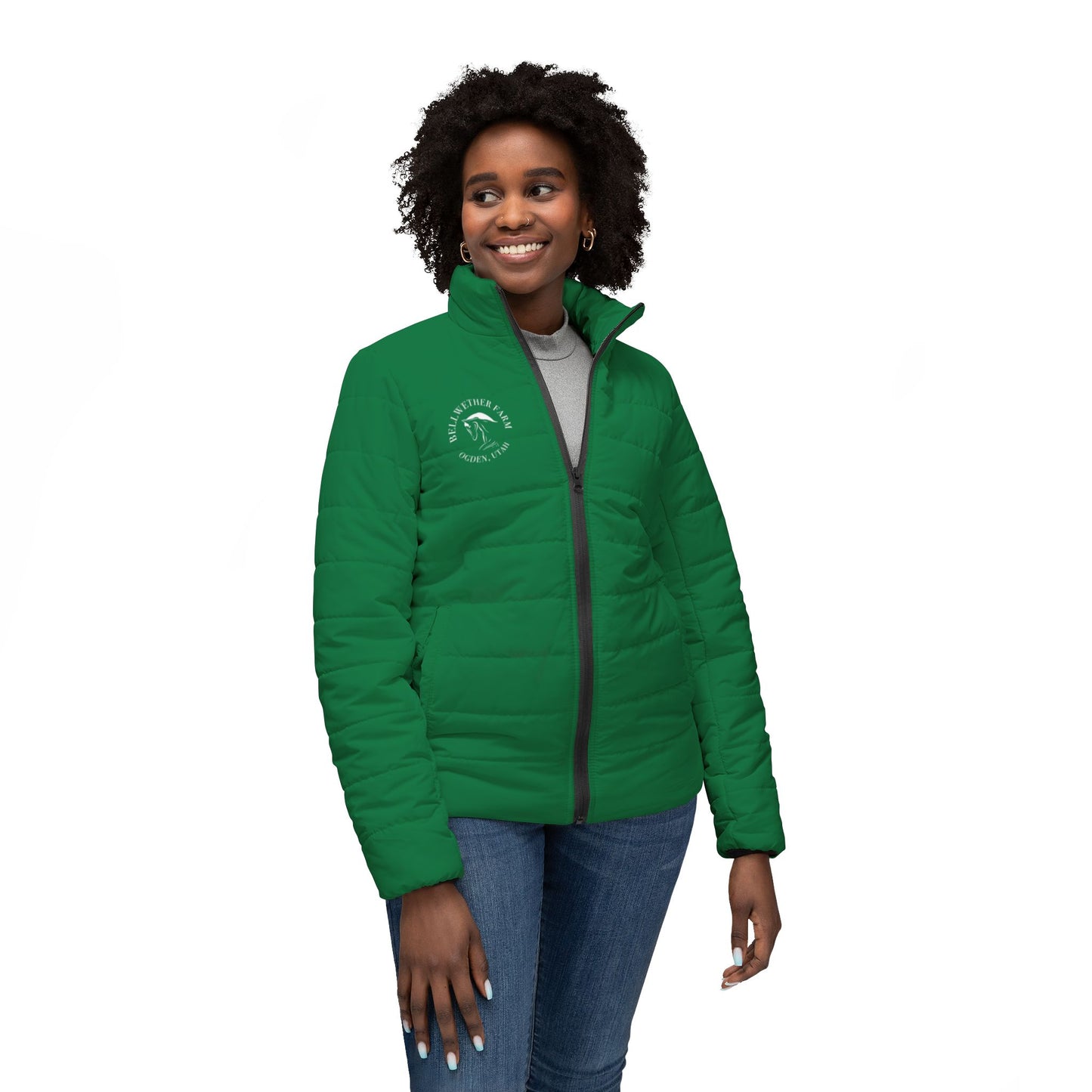 Women's Puffer Jacket - Bellwether Farm Dressage