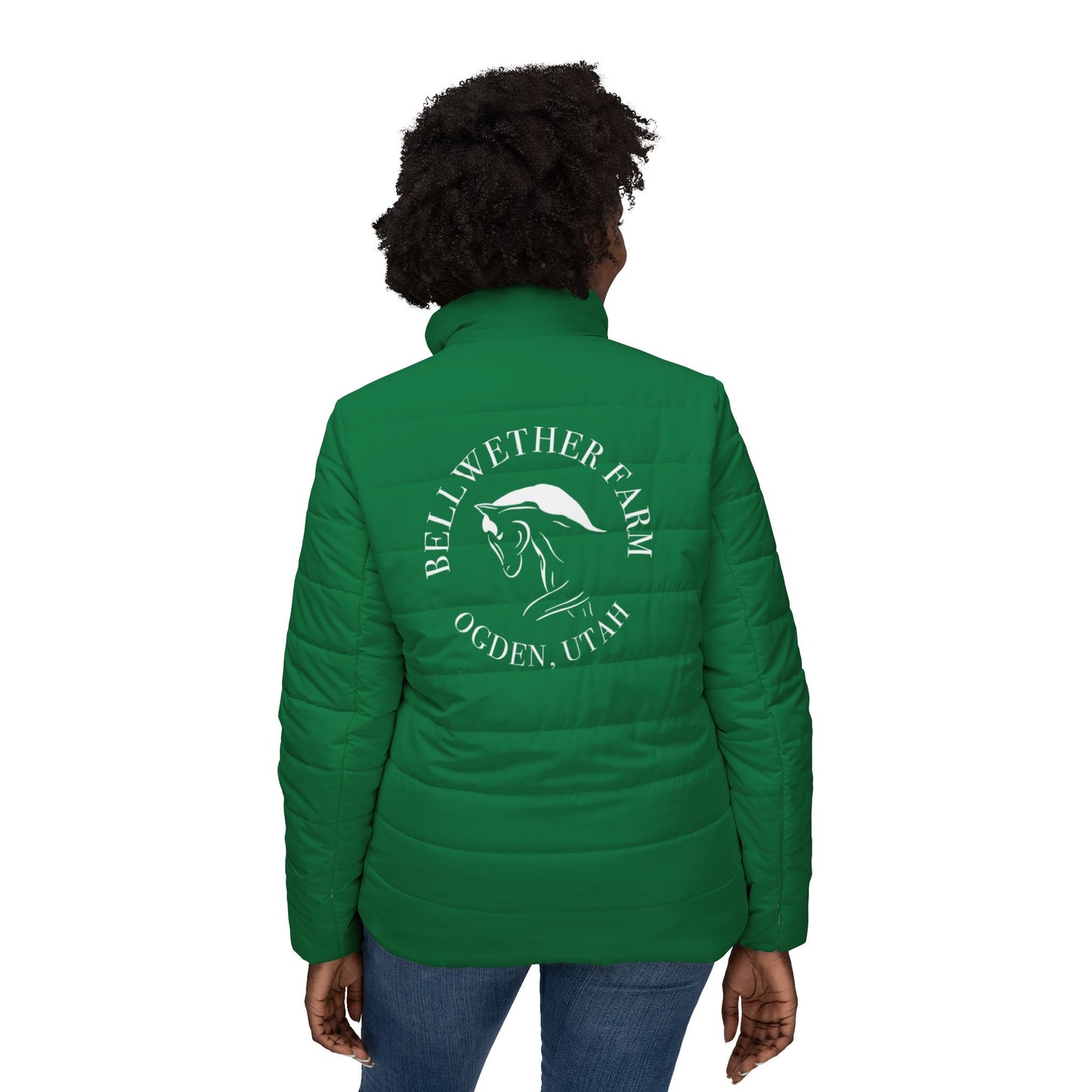 Women's Puffer Jacket - Bellwether Farm Dressage